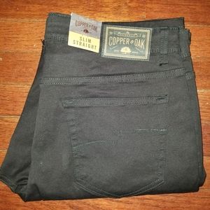 NEW Copper Oak Slim Straight Denim
